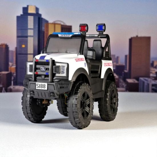 صورة جيب شرطة أبيض كهربائي